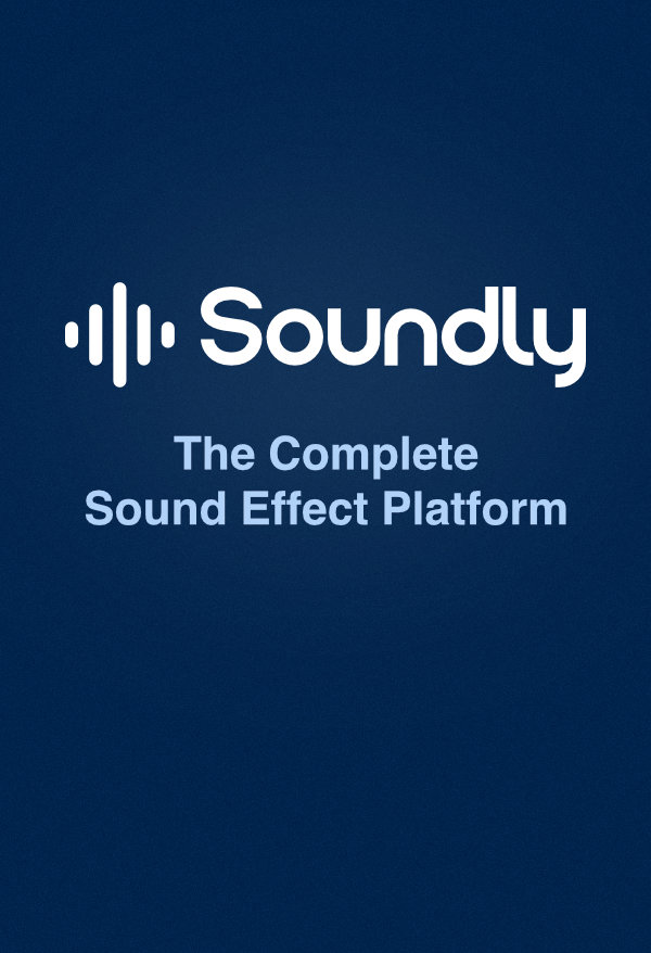 Soundly logo and the text The Complete Sound Efect Platform.